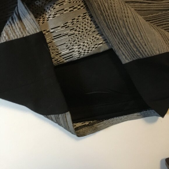 Calvin Klein Black and Grey Colourblock Sleeveless Shift Dress - Picture 8 of 16